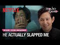 Lee Jung Jae Breaks Down The Ddakji Scene With Gong Yoo Squid Game Netflix