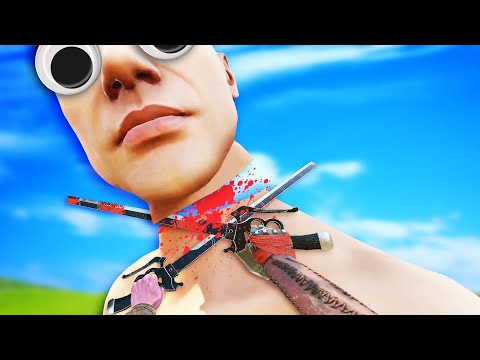 I Decapitate Some Giant Titans with Attack on Titan Swords in Blade and Sorcery VR!