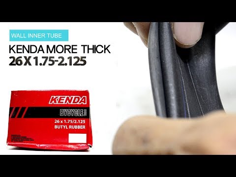 Kenda 26 1.75 x 2.125 bike tire review thick wall inner tube made in Indonesia