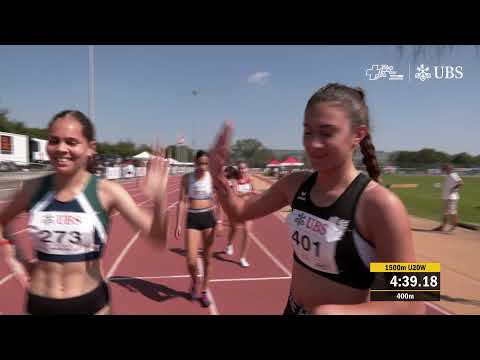 SM U20 / U23 Nottwil 2021 - 1500m U20 Frauen Vorläufe 1. Serie