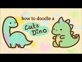 How To Doodle Cute Dinosaurs 🦕