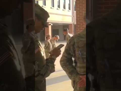 US Army Private Talks Back To A Drill Sergeant