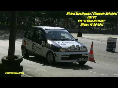 Michał Stankiewicz / Sławomir Kołodziej FIAT CC KJS "XI RAJD MIELECKI" Mielec 18-09-2011