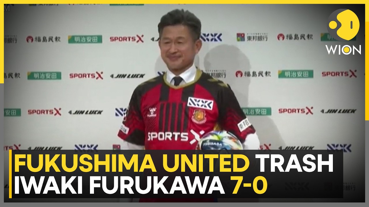 Fukushima United Thrash Iwaki Furukawa 7-0 | WION News