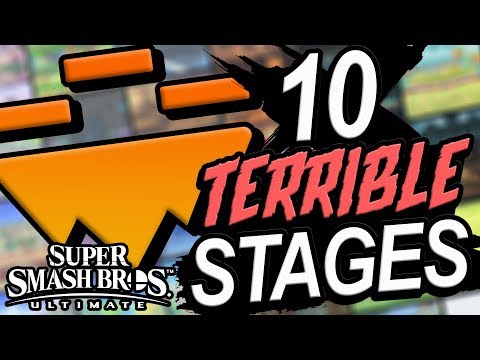 Top 10 TERRIBLE Stages in Smash Ultimate Video