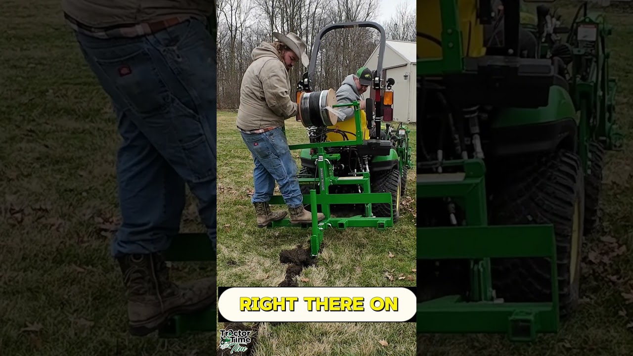 Lazy Way to Bury Internet Cable!