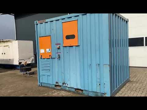 Deutz Stamford 27 5 kVA generatorset met waterreservoir in 10 ft container stocknr 4366