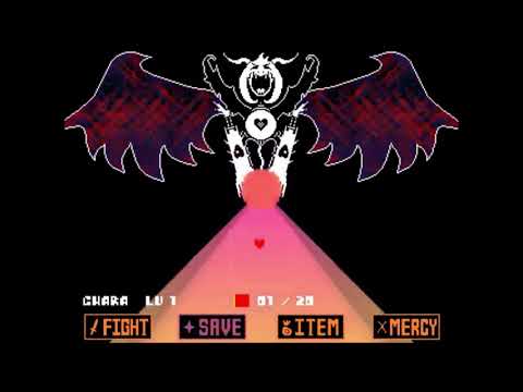 Undertale - Asriel fight clip ("Just Let Me Win")
