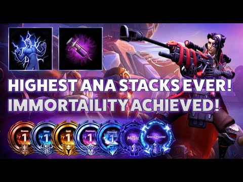 Ana Nanoboost - HIGHEST ANA STACKS EVER! IMMORTAILITY ACHIEVED! - Bronze 2 Grandmaster S1 2023