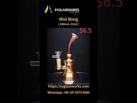 Mini Bong #glass #headyglass #csc #420 #paraphernalia #smokingpipe #cannabissociety #420daily #bongo