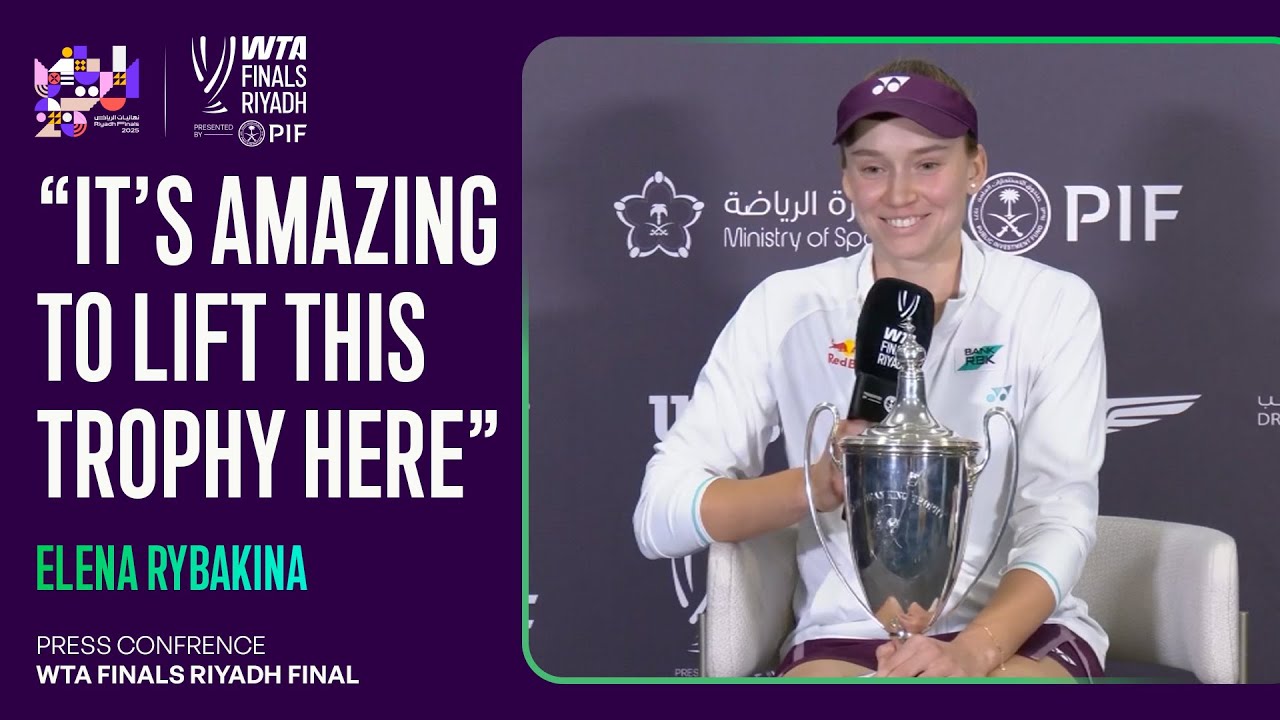 المؤتمر الصحفي الختامي لإيلينا ريباكينا