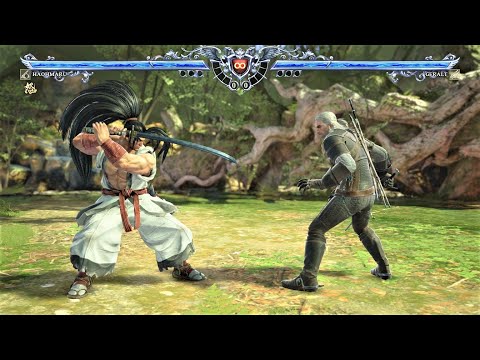 The Samurai is back! Haohmaru vs Geralt of Rivia (Hardest AI) - Soulcalibur VI