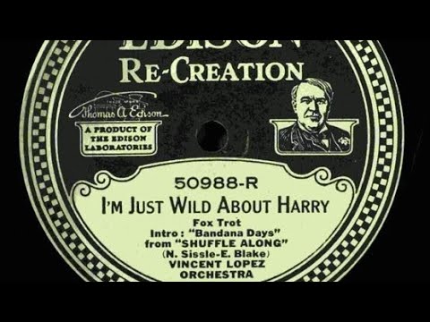 I'm Just Wild About Harry - Vincent Lopez Orchestra - 1922