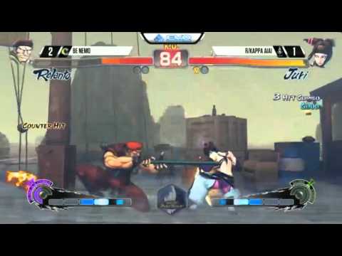 EVO 2015 USF4 Top8 Aiai (Juri) x Nemo (Rolento)