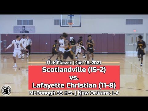 Scotlandville vs. Lafayette Christian (Highlights) - Emareyon McDonald drops 21 in MLK Classic