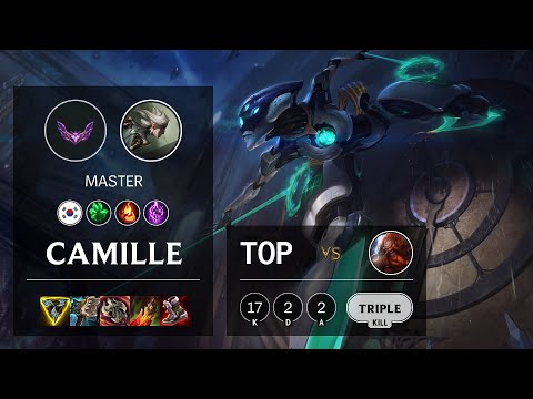 Camille Top vs Gragas - KR Master Patch 12.4