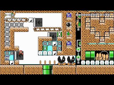 "One Screen Puzzle: Notes Loaded" - Speedrun (Super Mario Maker)