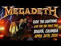 Megadeth Ride The Lightning Bogota Colombia April 2026