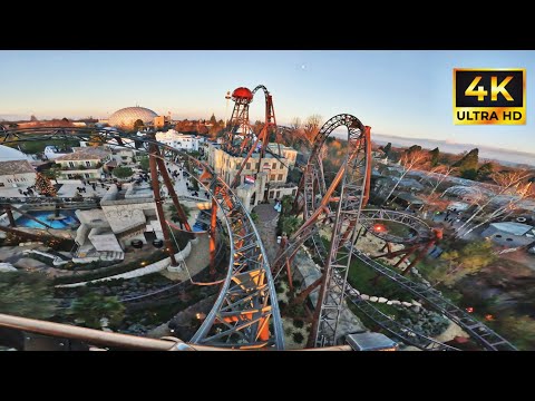 Voltron Nevera FRONT ROW (4K60) - Europa Park POV