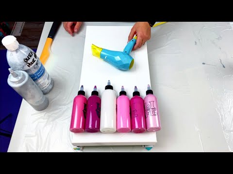 # 396 - EXPLOSION of Pinks! | Acrylic Pouring Tutorials | Abstract Art