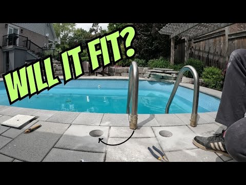 Pool ladder install!