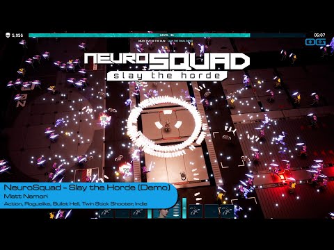 NeuroSquad - Slay the Horde: A Roguelike Game that Lets You Design Your Own Attacks (Demo Gameplay)