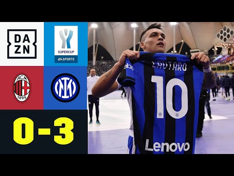 Dzeko & Lautaro zaubern! Inter holt den Supercup: AC Mailand - Inter Mailand 0:3 | Supercoppa | DAZN