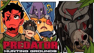 DELIRIOUS IS OUT THERE! | Predator: Hunting Grounds (w/ H2O Delirious, Ohm, Rilla, &amp; Squirrel)