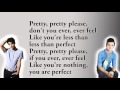 Glee - Perfect with lyrics (Glee Cast Version ...
