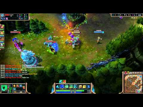 #014 | Moments | Enemy Lee Sin kicks Katarina into the ashe ult | League of Legends