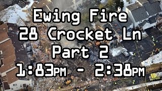 preview picture of video 'Natural Gas Explosion, Ewing NJ Fire Department Homes explode , Part 2 DISPATCH AUDIO'