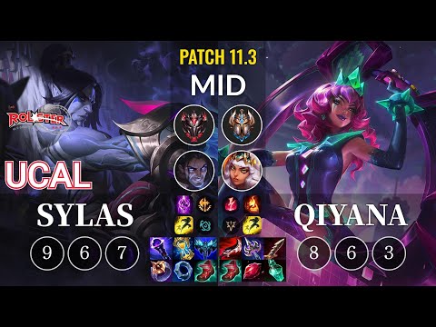 KT Ucal Sylas vs Qiyana Mid - KR Patch 11.3