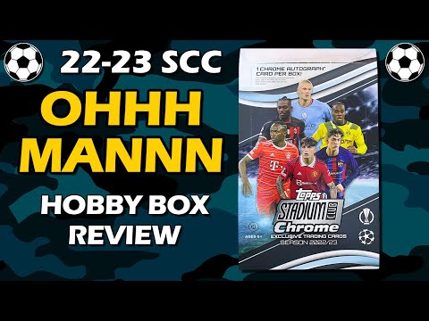 WHAT A SET!! 2022-23 Topps Stadium Club Chrome UEFA (SCC) Hobby Box Soccer Review
