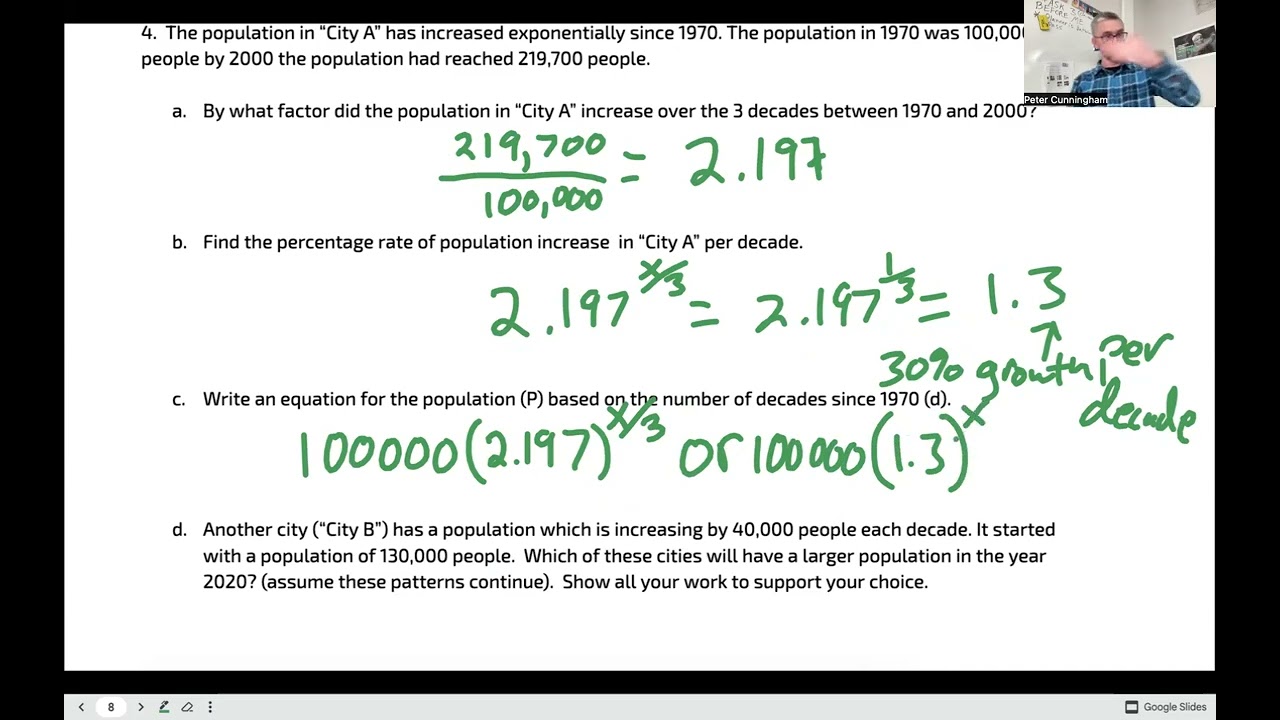 Algebra 2, Unit 4 Test Review