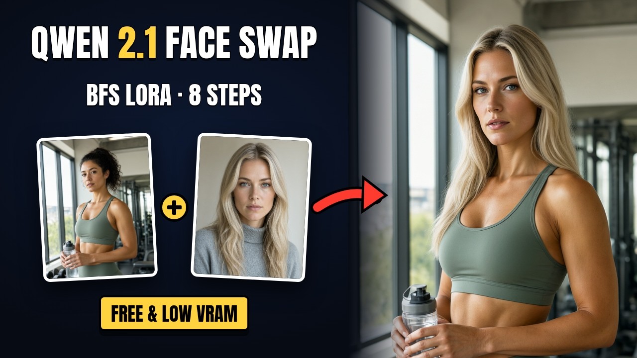 ComfyUI Face Swap with Qwen Image 2.1 Turbo + BFS LoRA