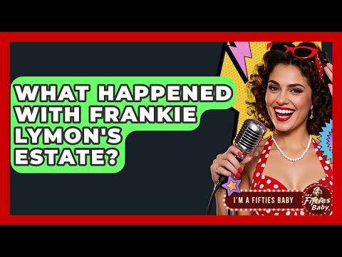 What Happened With Frankie Lymon's Estate? - Im a 50s Baby