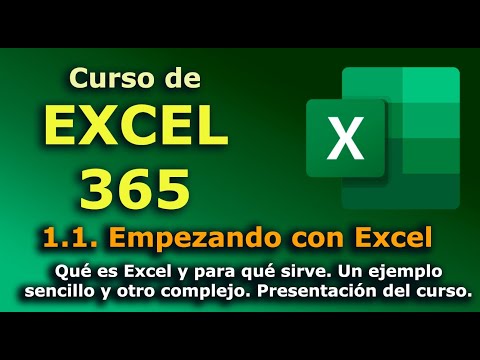 ►► EXCEL Course - 365. 1.1. Getting Started with Excel. What it is and what it's used for. Exampl...