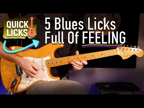 5 Emotional Blues Licks That Are Adaptable To Your Own Playing - Quick Licks 11