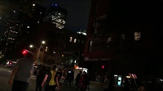 Defiant NYC protesters march through curfew