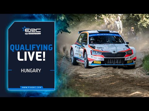 🔴 Qualifying LIVE! | ERC V-Híd Rally Hungary 2024