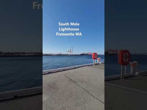 South Mole lighthouse #fremantle #perth #lighthouse #vibes#wa #beach #travel