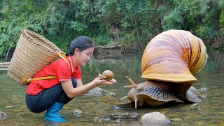 Harvesting SNAILS AND MUSSELS for sell - FARMING | Ella Daily Life