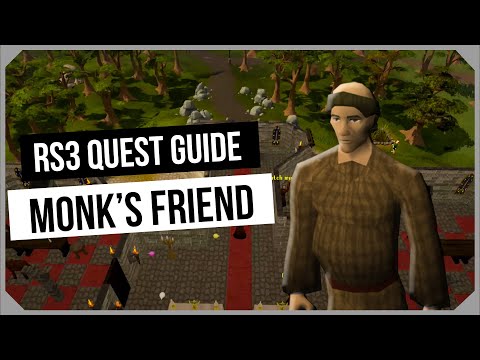 RS3: Monk's Friend 2024 Quest Guide - Ironman Friendly - RuneScape 3