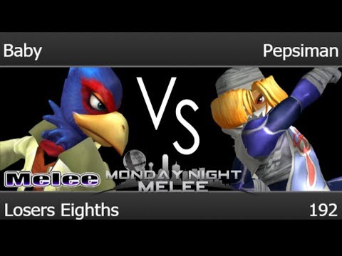 MNM 192 - Baby (Falco) vs Pepsiman (Sheik) Losers Eighths - Melee