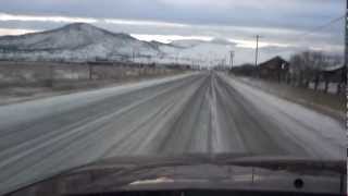 preview picture of video 'Driving home, winter in Montana.'