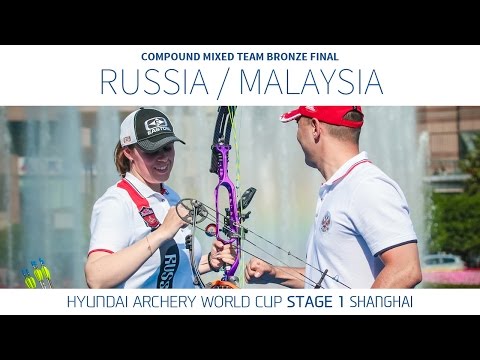 Russia v Malaysia – Compound Mixed Team Bronze Final | Shanghai 2016