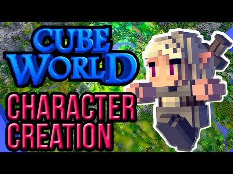 Cube World: Gameplay #1 inc Character Creation