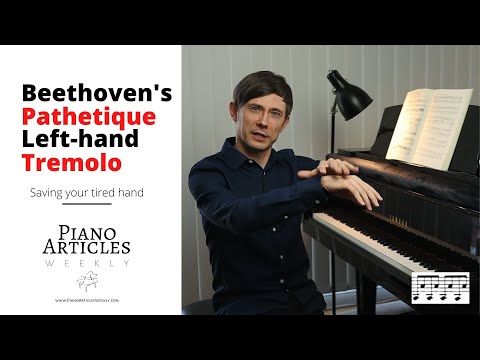 Beethoven’s “Pathetique” Sonata Op. 13: left-hand tremolo practice - piano technique strategies