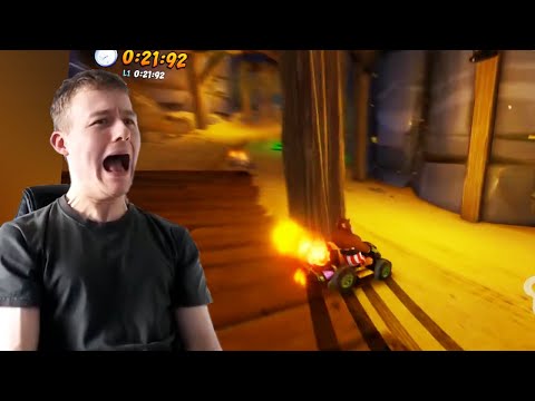 CTR Developer Time Trials Rage Compilation