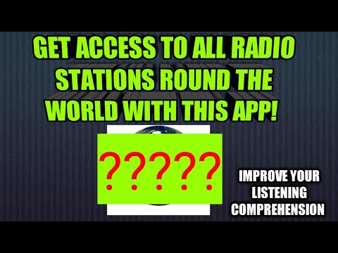 Improve your listening by getting access to RADIO STATIONS ALL ROUND THE WORLD WITH THIS APP! #short